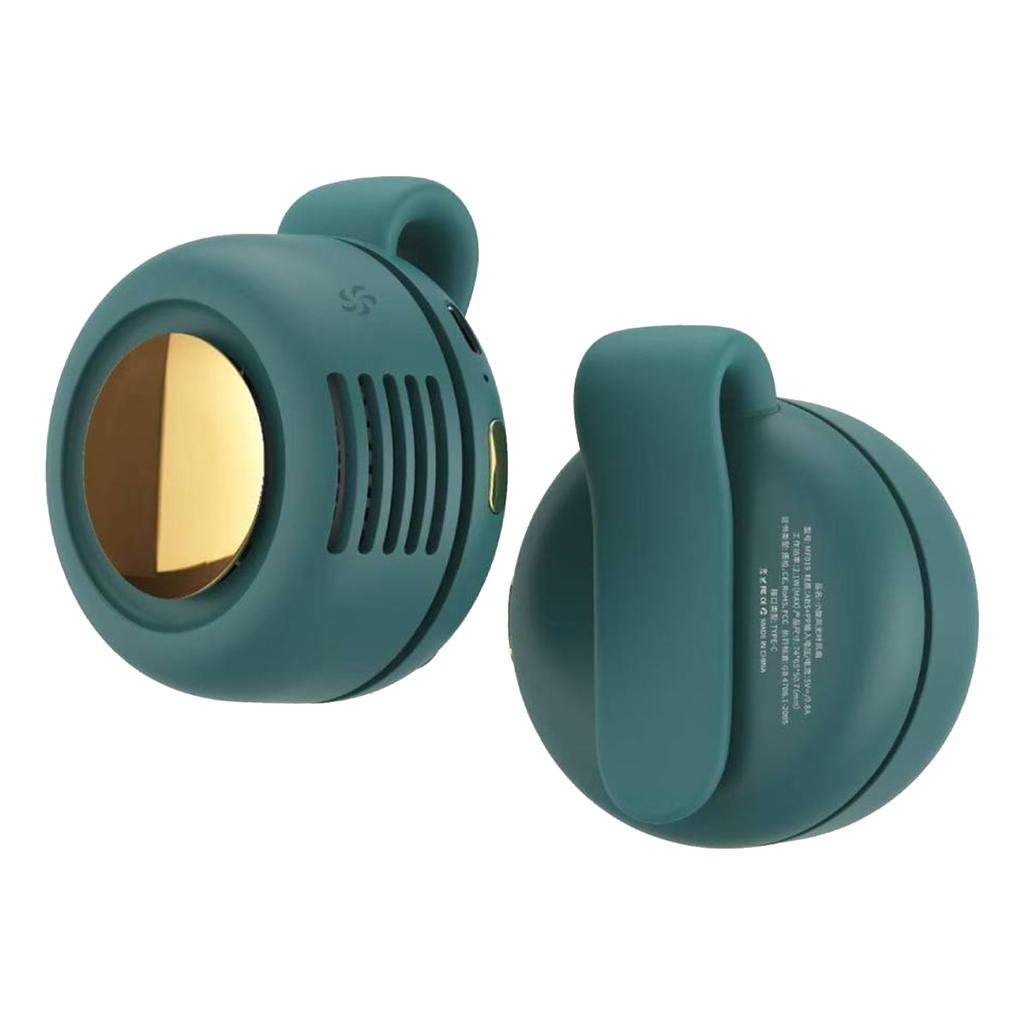 Mini Ventilateur à Clip Ventilateur Portable pour Cou et Taille Ventilateur Électrique à Refroidissement d'Air 900mah USB Ventilateur sans Pâles Rafraîchisseur d'Air Portable pour Extérieur Maison
