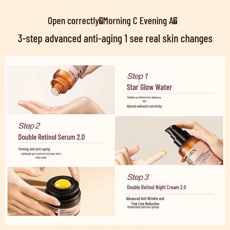 HBN Retinol Early C Late A Hautpflege-Set