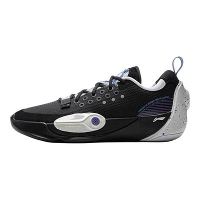 Li Ning Wade All City 13 Cómodos Suaves Antideslizantes Resistentes al Desgaste Soporte Zapatillas de Baloncesto de Caña Baja Zapatillas de baloncesto para Niños Negro YKBV010-1