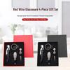Red Wine Stopper Gift Set: Stainless Steel Sealing Ring and Wine Tools