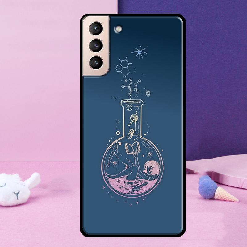 Biology and Chemistry Phone Case For Samsung Galaxy S24 Ultra S25 Ultra S9 S10 S20 S21 S22 Plus S23 S24 FE Cover