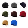 Men Cold-Weather Fleece Skull Cap with Soft Pull-On Profile for Commuting Walking Travel and Routine Outdoor Use