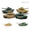 1/72 Military Armored Vehicle Tank Model Toy Army Self-Propelled Gun Antiaircraft Missile Assembly Cannon Truck Car Puzzle Toys
