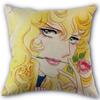 The Rose of Versailles Pillowcase Cotton Linen Fabric Square Zipper Pillowcase New 45X45cm Wedding Decorative Pillow Cover 0406