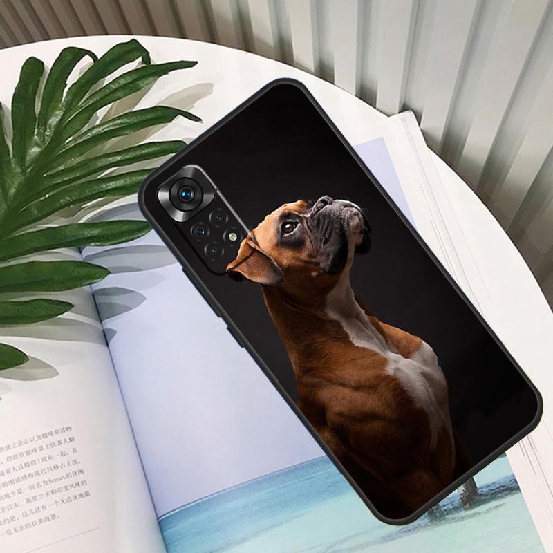 Boxer Dog For Xiaomi Redmi 10C 9C 12C 10A 9T Case For Redmi Note 12 8 9 10 11 Pro 9S 10S 11S Cover