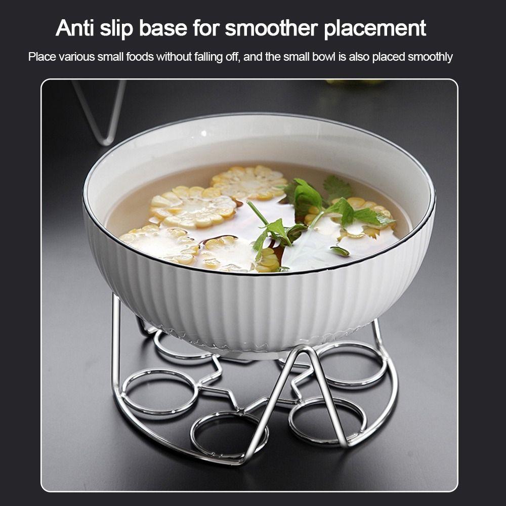 New Stainless Steel Egg Steamer Rack Round 7 Egg Hole Egg Steaming Stand Heavy Duty Egg Rack Pressure Cooker Accessories