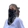 Solid Color Summer Ice Silk Mask Sunscreen Face Scarf Face Gini Mask  Outdoor Hiking