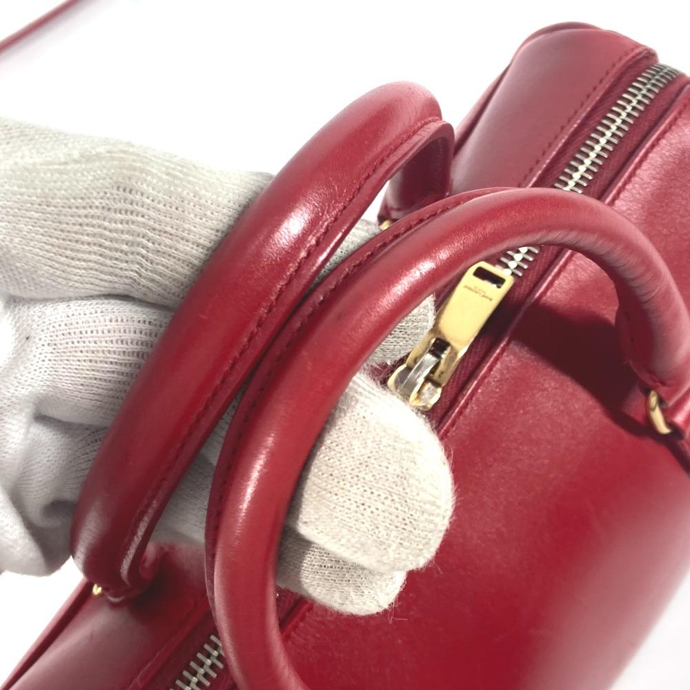 YVES SAINT LAURENT 330958 Baby Duffle Logo 2WAY Shoulder Bag Crossbody Hand Bag