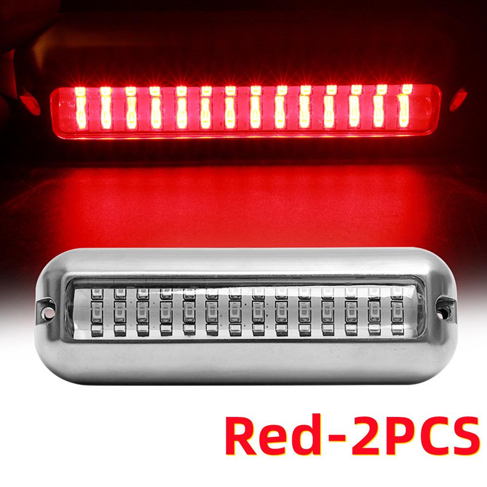 Waterproof 27LED & 42LED Stainless Steel Yacht & Diving Underwater Lights, 10-30V High Brightness Boat Lights
