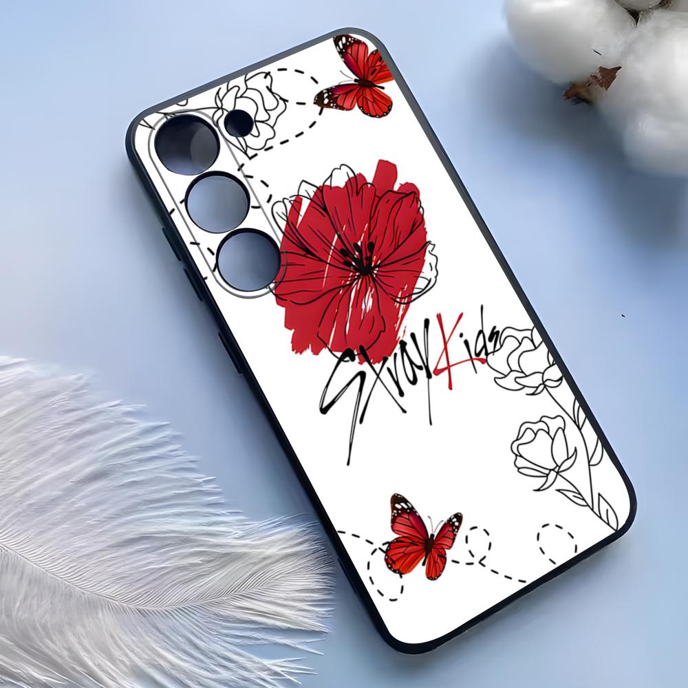 

Модний Kpop S-Stray-Kids Чохол для телефону Samsung S25 Ultra S24 S23 S22 S21 S20 Plus Fe Galaxy A54 A53 A34 A25 Силіконовий чохол Samsung S22 Ultra