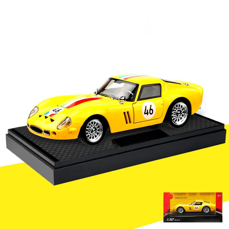 1/32 Scale Ferrari 250 GTO Super Sports Car Alloy Diecast Model Car Metal Classic Love Collection Ornaments Birthday Gifts with Boyfriend Boy
