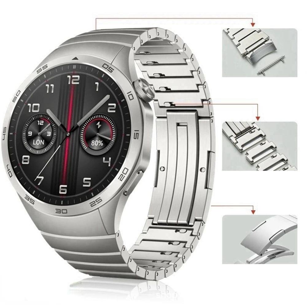 For Huawei Watch GT 5 Pro 46mm/GT 5 46mm Band Adjustable Titanium Alloy Watch Strap