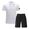 Summer Quick-Dry Sports Polo Shirt: New Style Casual Men's Lapel with Shorts, China Team Edition