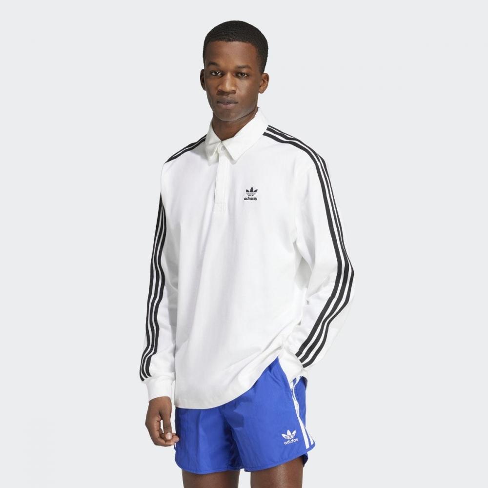 Adidas Unisex Rugby Polo Shirt White Iz2459 XL(105)