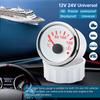 52MM Car temperature indicator 40~120 Celsius Red Backlight With Alarm+10mm Coolant Temperature Sensors for Car Truck Marine