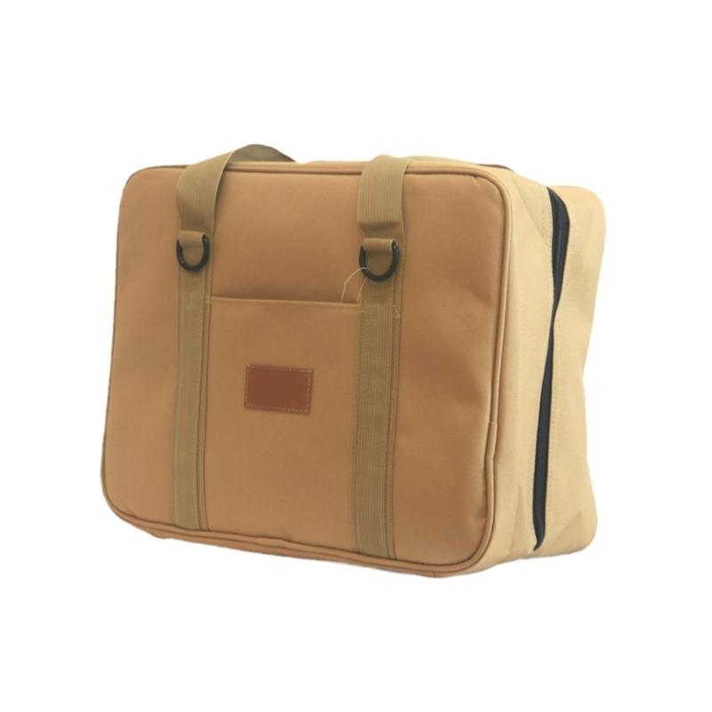 Double Layer Camping Gas Tanks Storage Bag Outdoor Cassette Stove Gas Tanks Storage Bag Camping Baking Pan Storage Bag