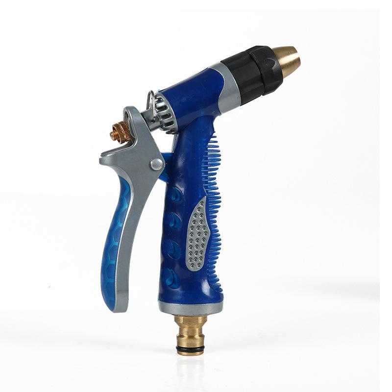 1~4PCS Portable High Pressure Durable Handheld Water Gun Garden Lawn Watering Car Wash Sprinkler Tool Hose Adjustable Brass