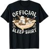 Official Sleep Shirt, Siamese Cat with 2 Kittens Men Women Kids T-Shirt