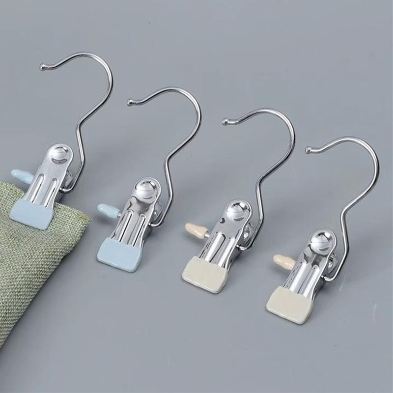 Multi Functional Mini Clothes Clip, Seamless Stainless Steel Anti Slip, Can Clip Clothes, Socks, Underwear, Pants