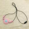 Sunflower Baby Teether Necklace Silicone Pendant Beads Teething Nursing Toys