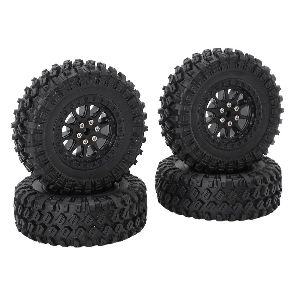 4Pcs 1/12 Scale Wheel Tire Set for MN90/MN91/MN45/MN96/MN98/MN99/MN99S 1/12 RC Car Replacement Parts