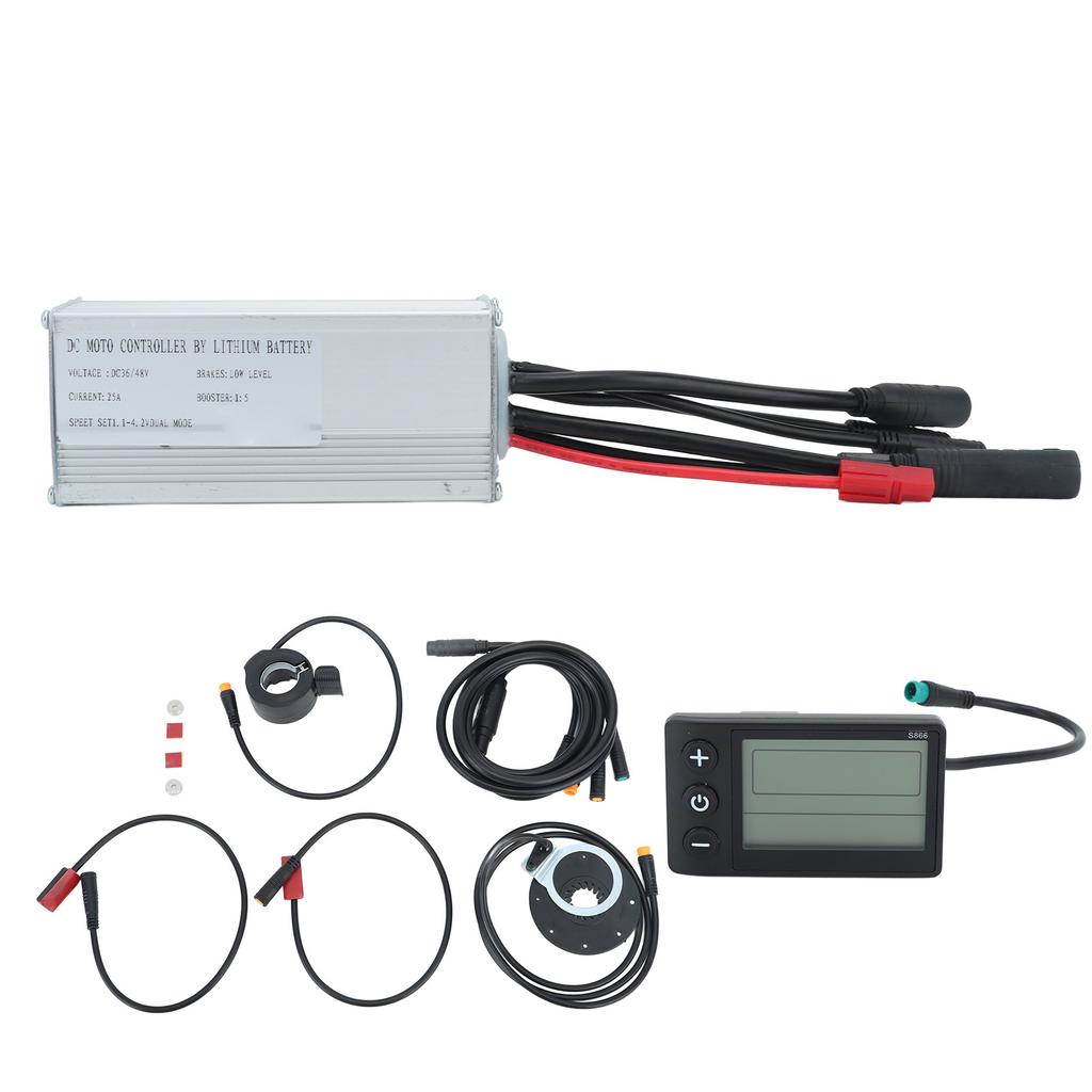JN25A Motor Controller Set Light Weight Bike Controller S886 Display Panel Kit Multi Function Electric Bike Conversion Kit for 750W Motor