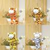 Tiger Year Plush Keychain With Soft Cotton Filling For Lucky Charm And Bag Decor