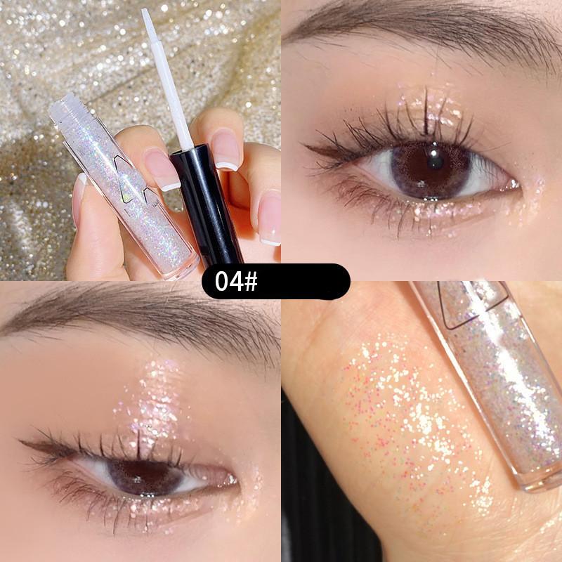 Likit Göz Farı Tek Damla lakrimal Parıltılı Parıltılı ve Polarize Monokrom vurgulayıcı Göz Farı Çözümü