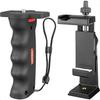 Vlogging Holder Cell Phone Camera Handle Grip Stabilizer Ergonomic Phone Video Stabilizer Handheld Selfie Stick Smartphone Hold
