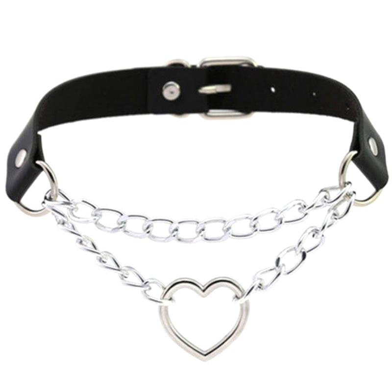 Černý Kožený Řetízek na Klíční Kost Choker Náhrdelník Tenký Pu Vintage Pro Ženy Goth Smyslné Šperky Pro Ženy Dárek