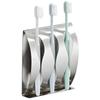 Haushalt Wandmontiert Edelstahl Zahnbürstenhalter Rack Organizer Badezimmerzubehör(2301N3 3