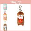 Holding Otter Little Fish Shrimp Octopus Standing Posture Cartoon Doll Keychain