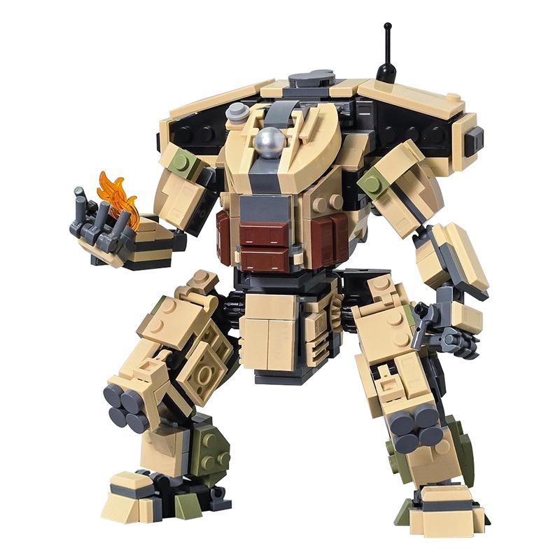 New series Titanfalls Scorch Titans Building Block Set Robot Bricks Model MechWarrior Action Figure Robot Building Blocks Toy