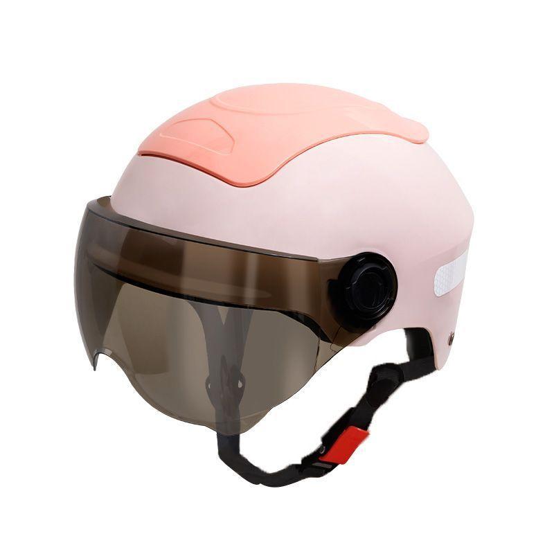 National Standard Electric Women's Helmet Four Seasons Men's Universal Summer Battery Car Sun Protection Buckle Motorcycle