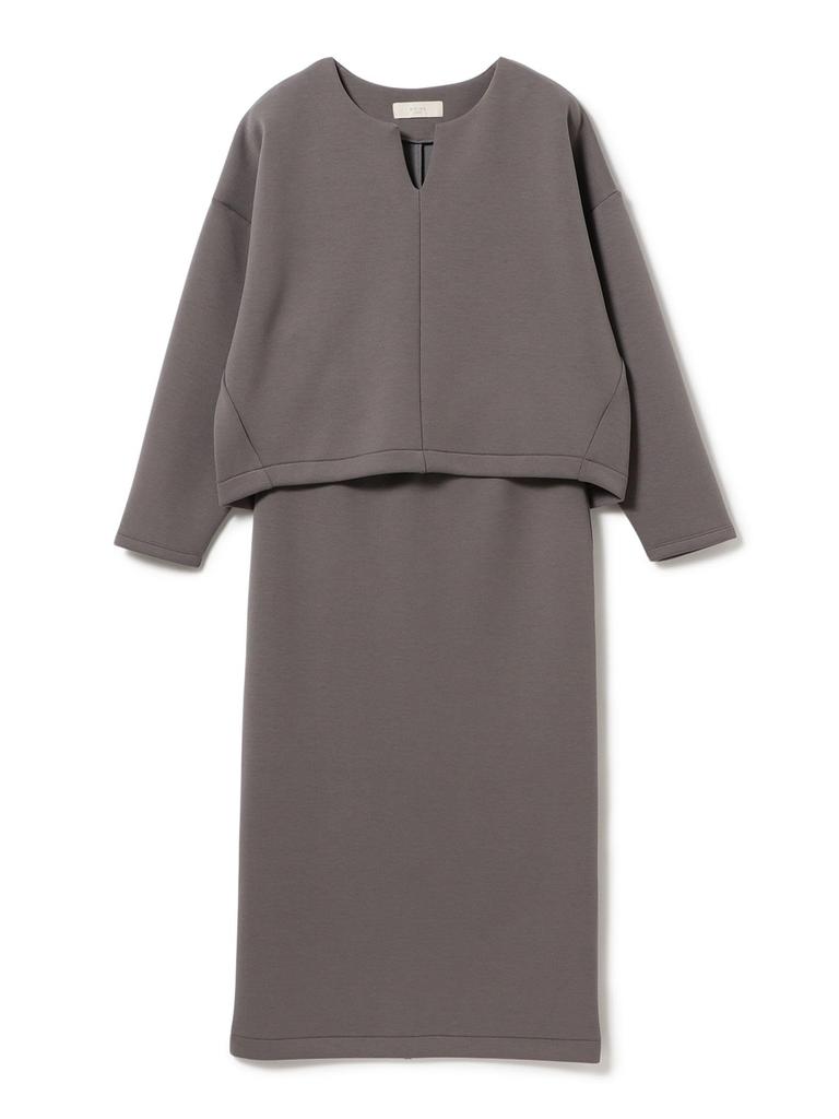 B:MING LIFE STORE by BEAMS Dress [Set Item] Cardboard Top and Skirt Set (S-M) Women's Black M