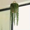 2/3/4/5/6PCS  Artificial Succulent Hanging Plants - Fake String of Pearls Greenery - Home and Garden Decor - Indoor/Outdoor Deco