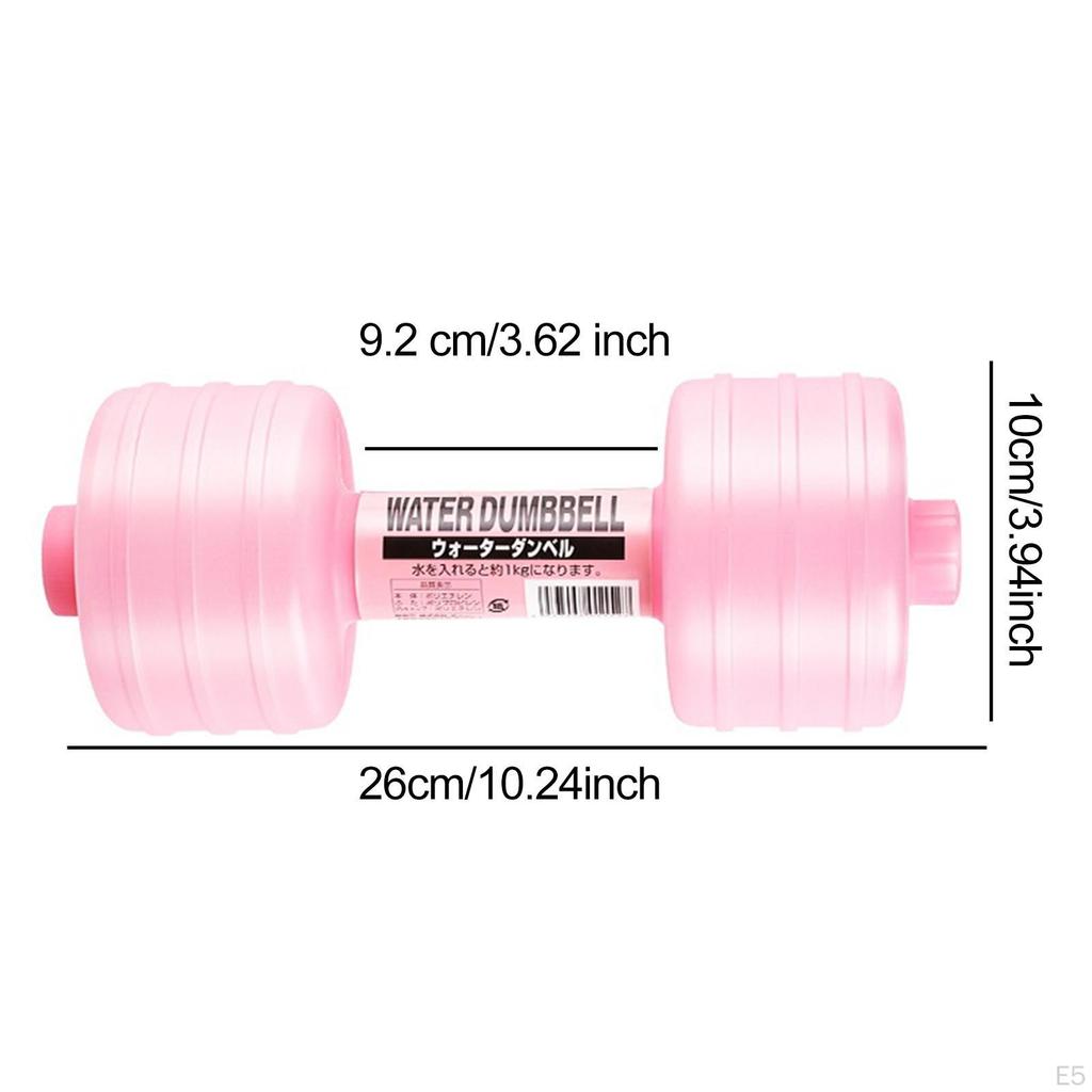 Bærbar Hantel Treningsutstyr med Dobbelt Lokk for Kontortrening 10 tommer Lang Multifunksjonell 1 kg