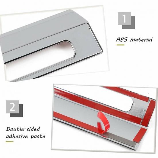 Chrome Emergency Light Switch Trim Cover Bezel for F150 2015- Accessories