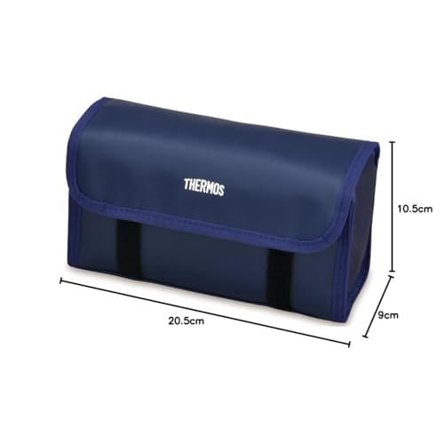 Thermos Bento Box 2 Tiers Fresh Lunch Box 900ml Navy Blue DJB-905W NB