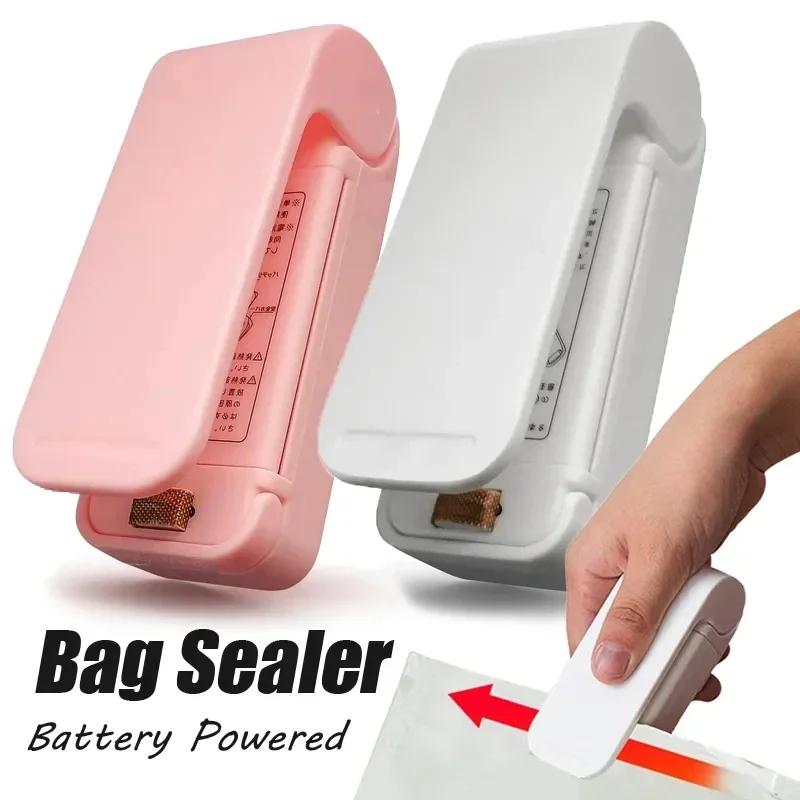 Space-Saving Mini Snack Sealer, Reusable Easy-Use Vacuum Sealer for Commercial Use In Shops,Food Carts,Mini Sealing Machine