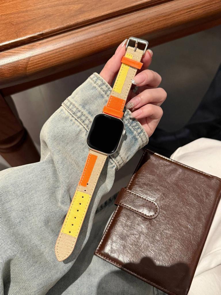 Superior Leather loop band For Apple Watch women 44mm 40 45 41 49 42 38 Series 11 10 9 8 SE 7 6 5 4 3 Strap