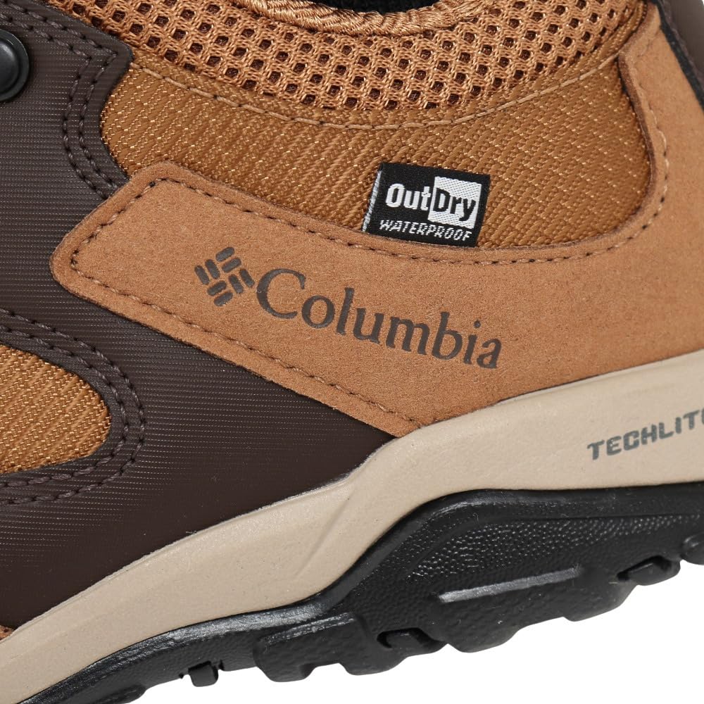 Columbia Saber Five Low OutDry Elk Trekking Hiking YL4134 Waterproof Shoes, Boots, 286, Beige, (Beige/Size 23.0/Women's)