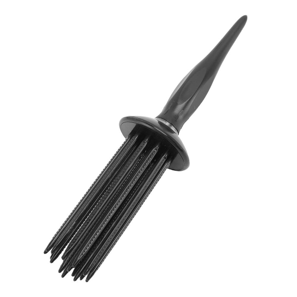 2pcs Textured Grip Curling Roll Comb Easy Styling Hair Curling Tool Travel Styling