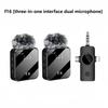 3-in-1 Universal Wireless Lapel Microphone, Noise Reduction Mic For Live Shooting, Compatible With iOS, Android, Computer