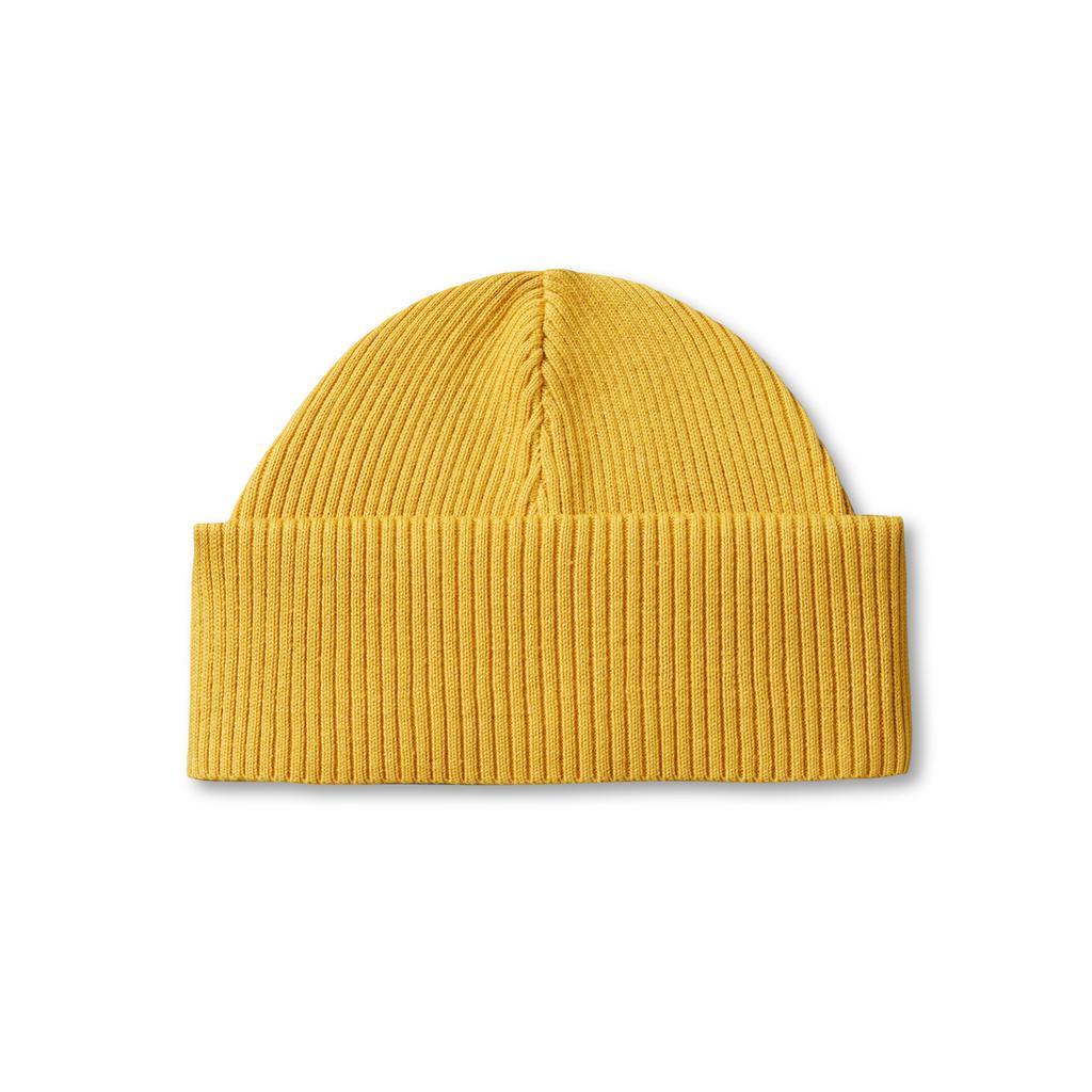 Bancheu Hdr Cotton Double Roll Watch Cap - Yellow
