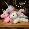 Colorful LED Light Unicorn Doll Plush Toys Soft Cute Throw Pillows Birthday Gift Stuffed Animals Glowing Toy for Girls Chidren