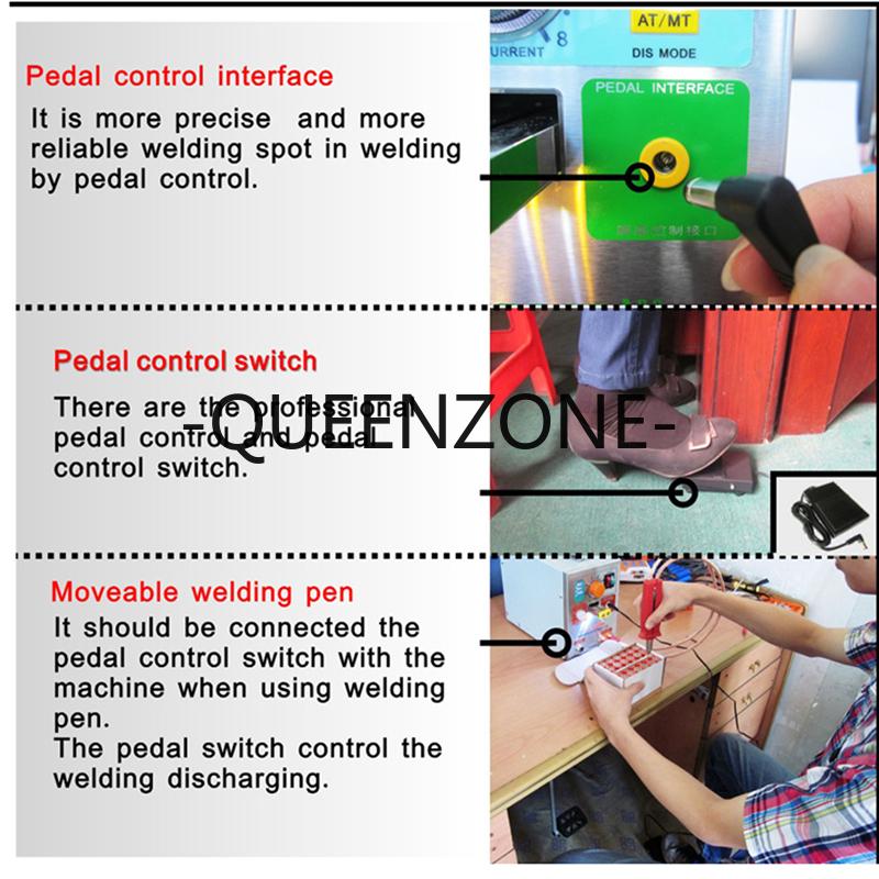 1.9KW Spot Welder S709AD Battery Pack Spot Welder Lithium-ion Battery Pulse Welder Welding Soldering Machine EU220V