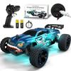 Tecnock RC auto na USB hračka RC narozeninový dárek pro děti, nabíjení Type-C, terénní auto, 2,4 GHz auto, (Modrý žralok)