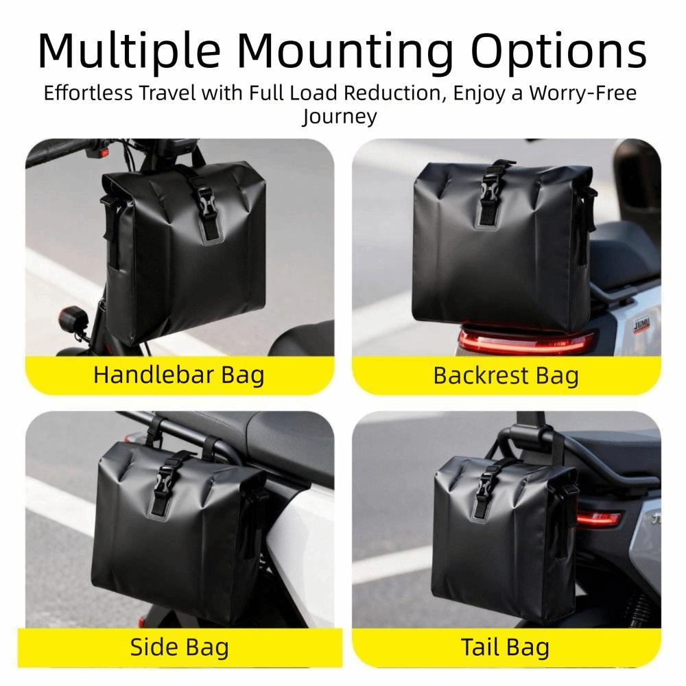 Portable Design Bicycle Cargo Bag Large Capacity Rear Rack Bag Bicycle Saddlebag Mountain Bike