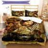 3pcs The Lord of the Rings pattern bedding set duvet cover set includes duvet cover &pillowcases, perfect all season bedroom decoration & gift